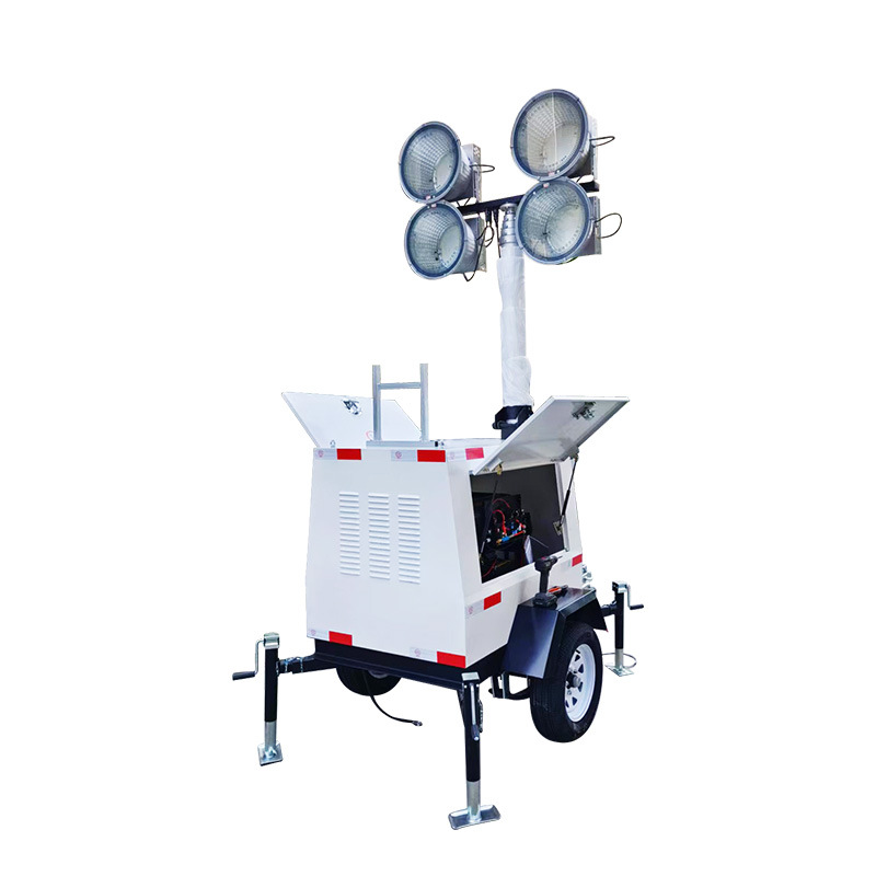 Mobile lifting lighting lighthouse, large flood control power generation emergency lighting platform, flood control and rescue lighting vehicle Item Picture