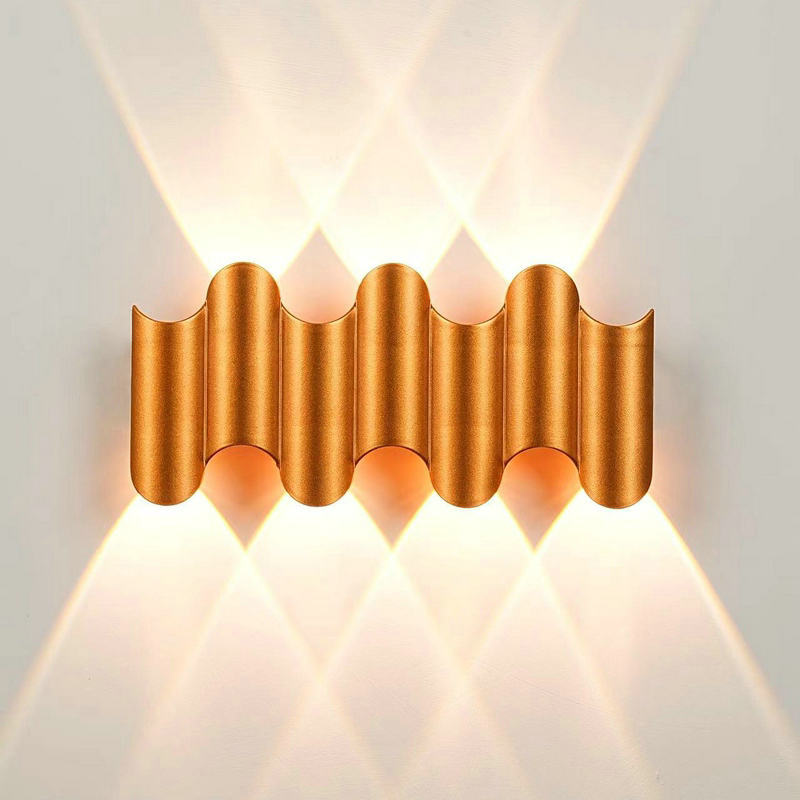 2023 New style simple and creative outdoor wall lamp, LED waterproof, indoor wall, corridor, balcony up and down luminous wall lamp full figure