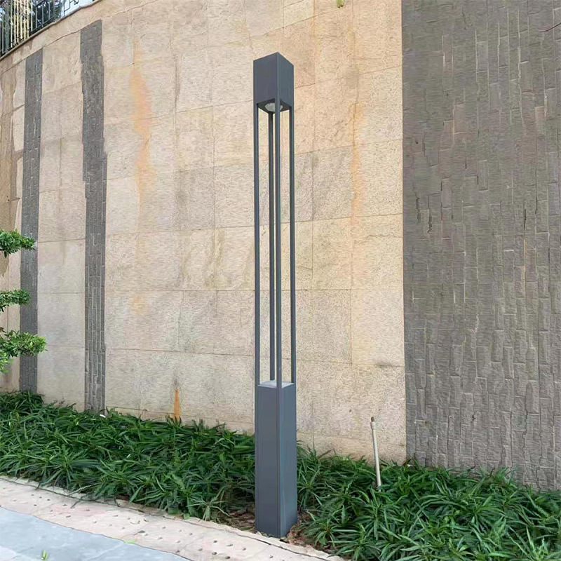 Wholesale outdoor square, community park, shopping mall, villa waterproof LED landscape lights 3-meter 30W four-column square lights from the manufacturer full figure