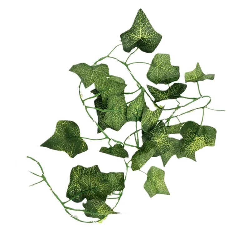 Wholesale of cross-border best-selling simulated green leaf led copper wire lamps, festival outdoor and courtyard decoration ivy rattan lamps Specification drawing