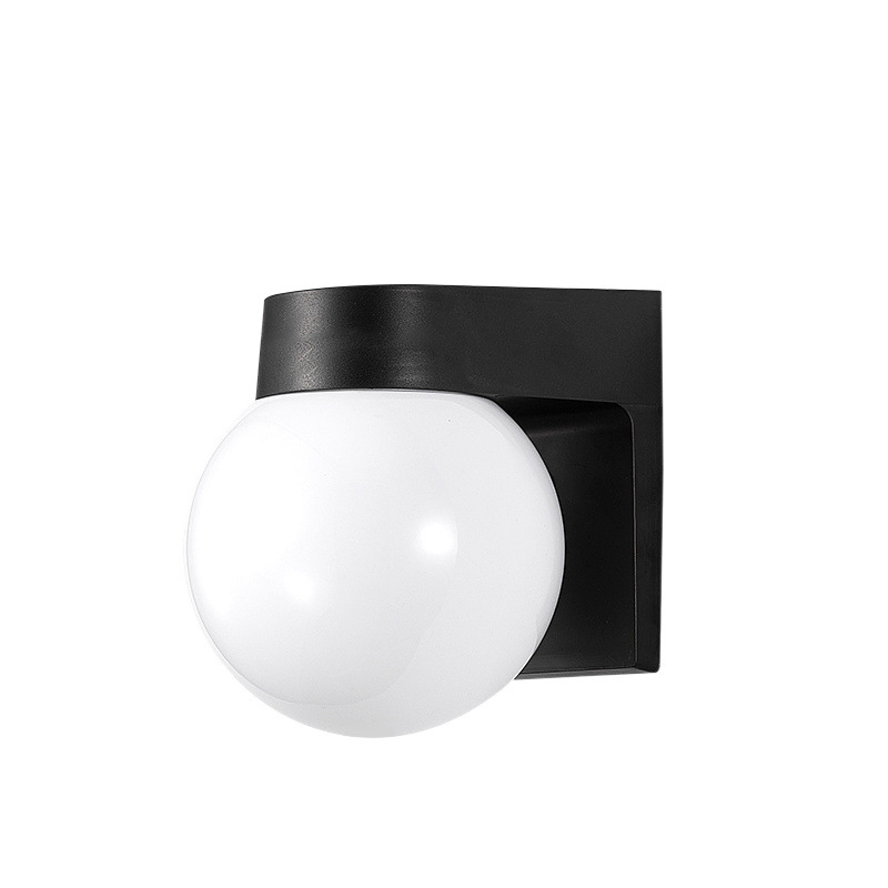 Outdoor waterproof and sun-proof wall lamps, corridor, corridor, staircase, balcony lights, LED round balls, outdoor courtyard, main entrance wall lamps Item Picture