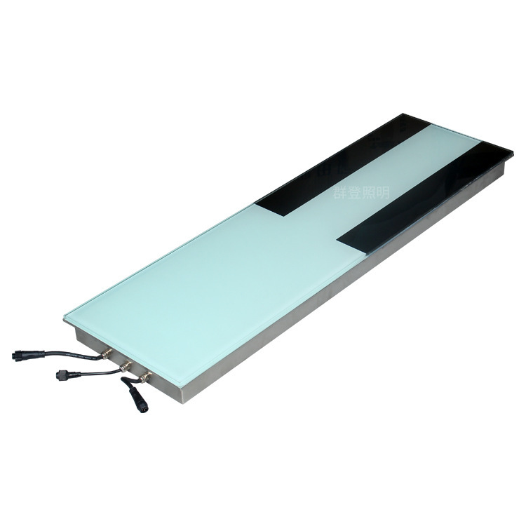 Full-color led piano gravity-sensing floor tile light, illuminated piano key cultural tourism floor light, popular music foot pedal light Item Picture