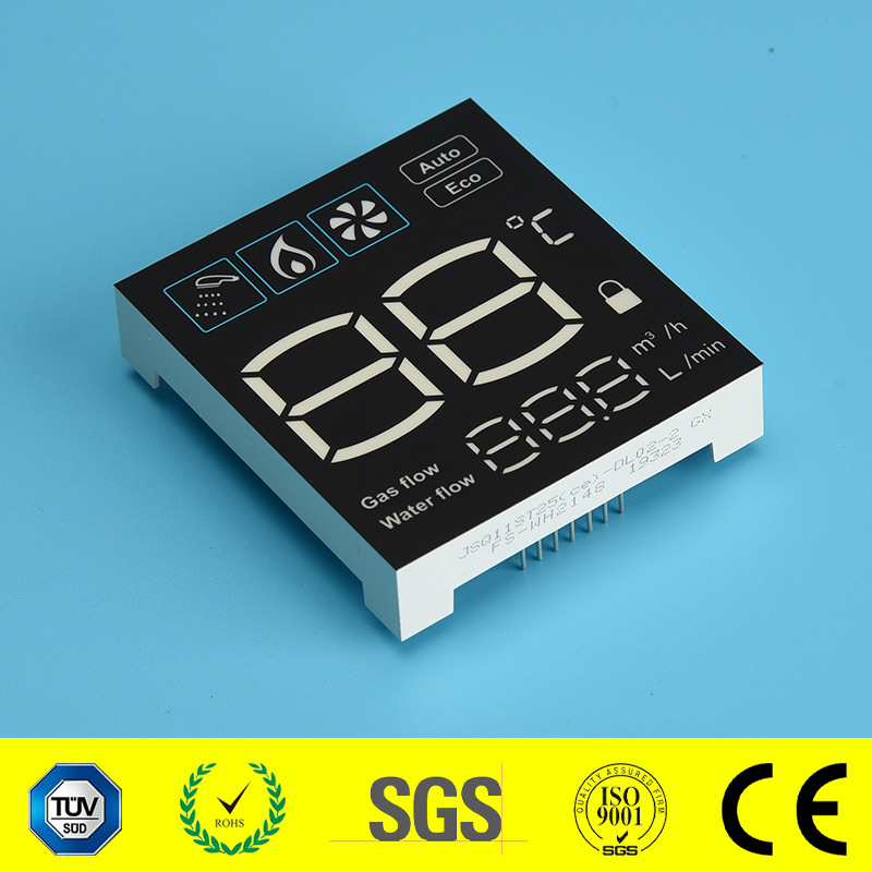 Supply led digital display screens, household appliance digital tubes, water heaters, air conditioners, temperature display modules, white light Application Scenario