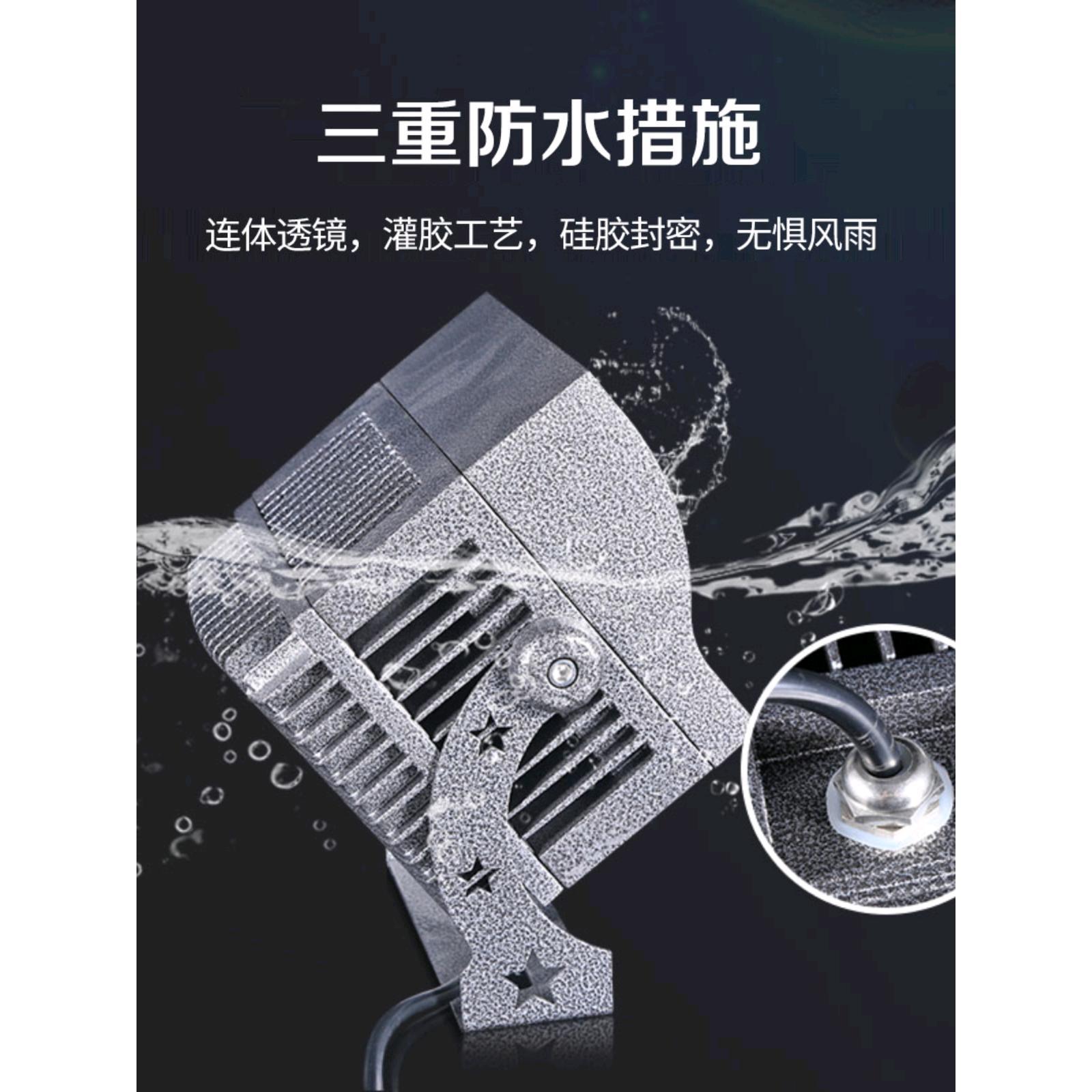 led single-beam spotlight, outdoor waterproof long-range projection light, Roman column square projection light, hotel lighting Application Scenario