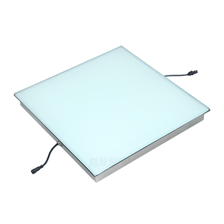 Outdoor DMX512 external control LED floor light, cultural tourism play square, park, irregular interactive sensor ground light Item Picture
