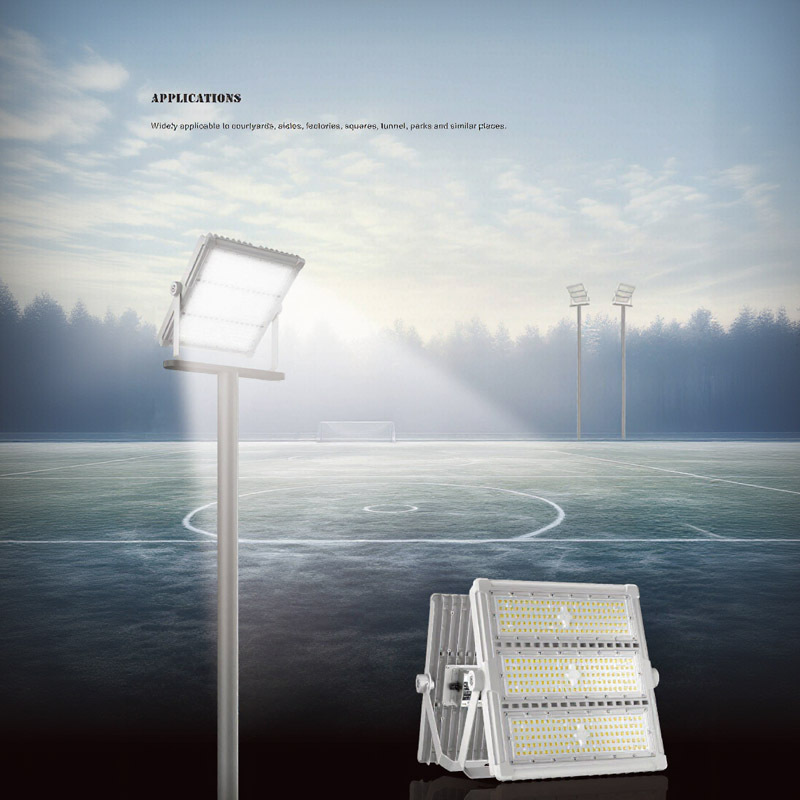 Wholesale of non-finished product kits for CET 110 200M ultra-bright outdoor court high-pole integrated module floodlights Specification drawing