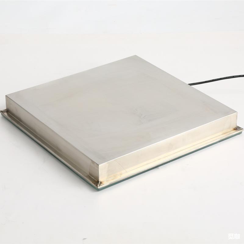 Kunlang Lighting LED floor tile light, gravity human body sensor floor light, foot-stepped sound, seven-color light, buried light details Picture