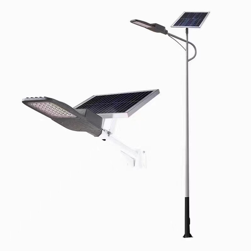 Solar street lamps 5 meters, 6 meters, 7 meters, 8 meters, 10 meters, factory area, rural road, municipal high and low arm, municipal circuit lamp poles Item Picture
