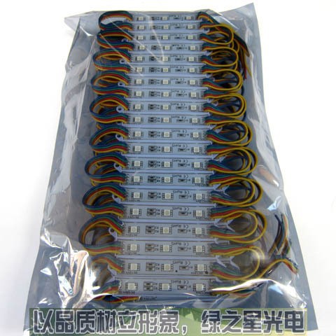 5050 waterproof seven-color surface mount module LED ultra-bright RGB seven-color module vacuum-formed letters 5050 seven-color module Item Picture