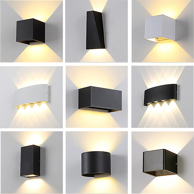 Outdoor wall lamps, led bedside lamps, waterproof garden, villa, courtyard, corridor, wall lamps, up and down illumination lamps Application Scenario