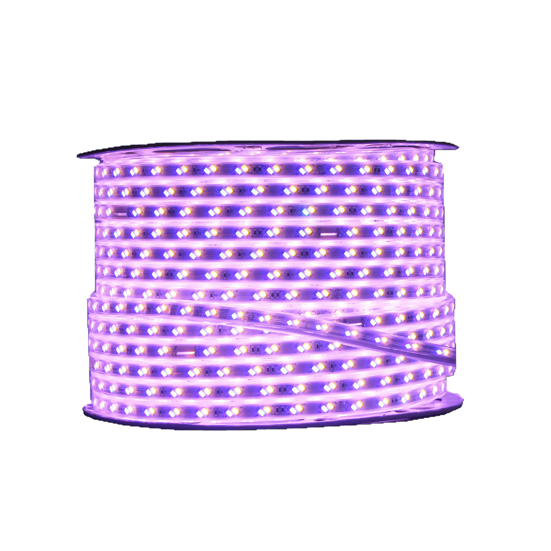 led light strip 5730 high-voltage surface mount 220v ceiling 120 beads three-color variable light atmosphere adjustable light waterproof Item Picture