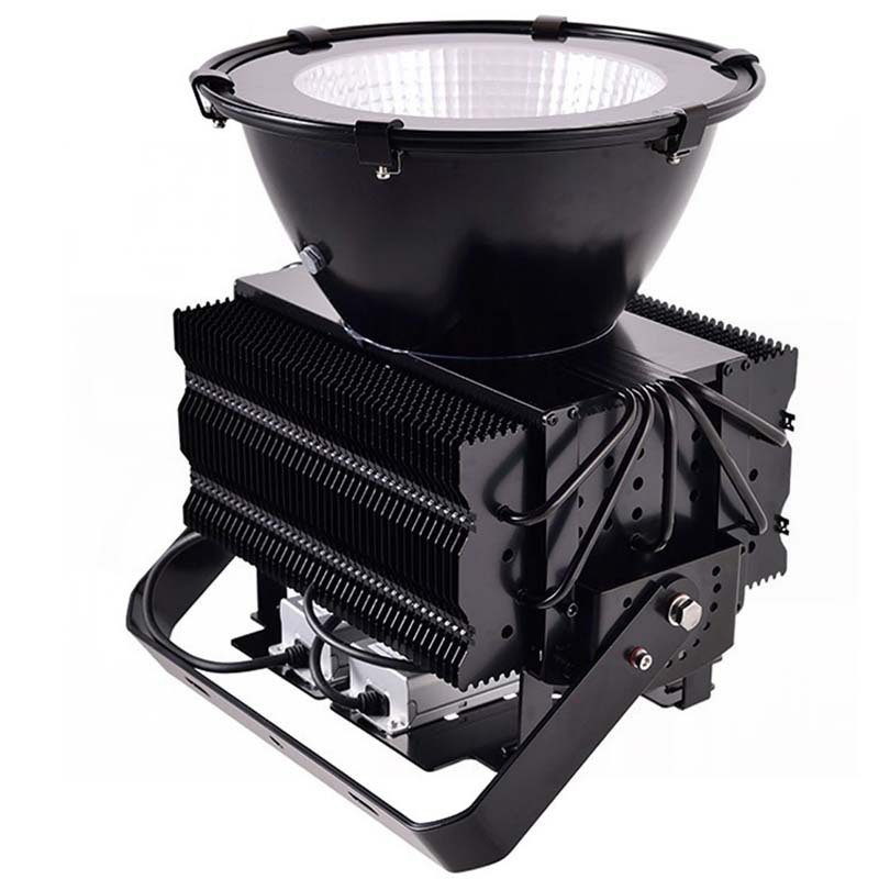 Copper tube construction site lighting searchlights, outdoor waterproof tower crane lights, 300W-2000W sports field high-altitude drop spotlights Item Picture