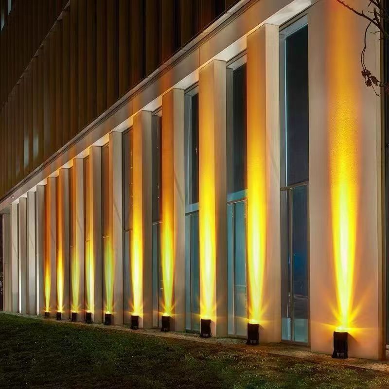 ✅ A beam of focused outdoor spotlight, waterproof wall-washing light, LED floodlight for hotels and clubs, ultra-bright exterior walls details Picture