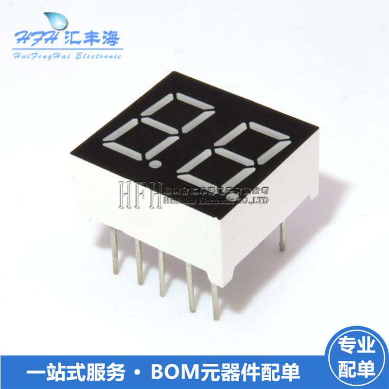 0.36-inch 2-digit common cathode/common anode 3621AB red, green, blue and white LED digital tubes details Picture