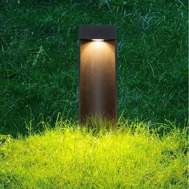 Square lawn lights, LED outdoor community road landscape lights, aluminum household villa park forest and grassland courtyard lights full figure