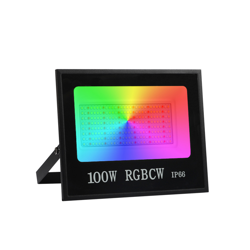 Cross-border graffiti Smart wifi Bluetooth rgbcw color Floodlight Outdoor Lighting Courtyard Tree illumination led Floodlight Item Picture
