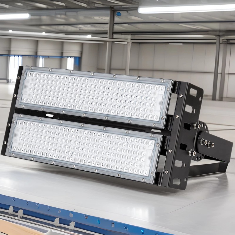Outdoor LED stadium lighting, high-pole lamp module, tunnel lighting project, quality floodlight, football and basketball square Specification drawing