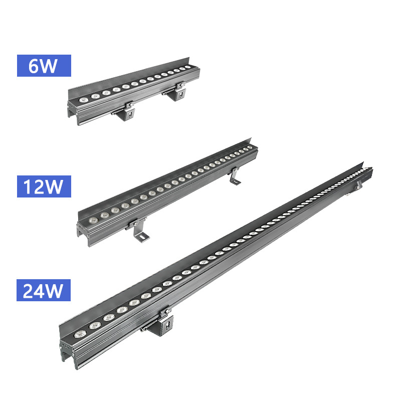 Manufacturer's in-stock outdoor wall-washing lights, hotel exterior wall exposed waterproof seven-color color-changing landscape led wall-washing lights Item Picture