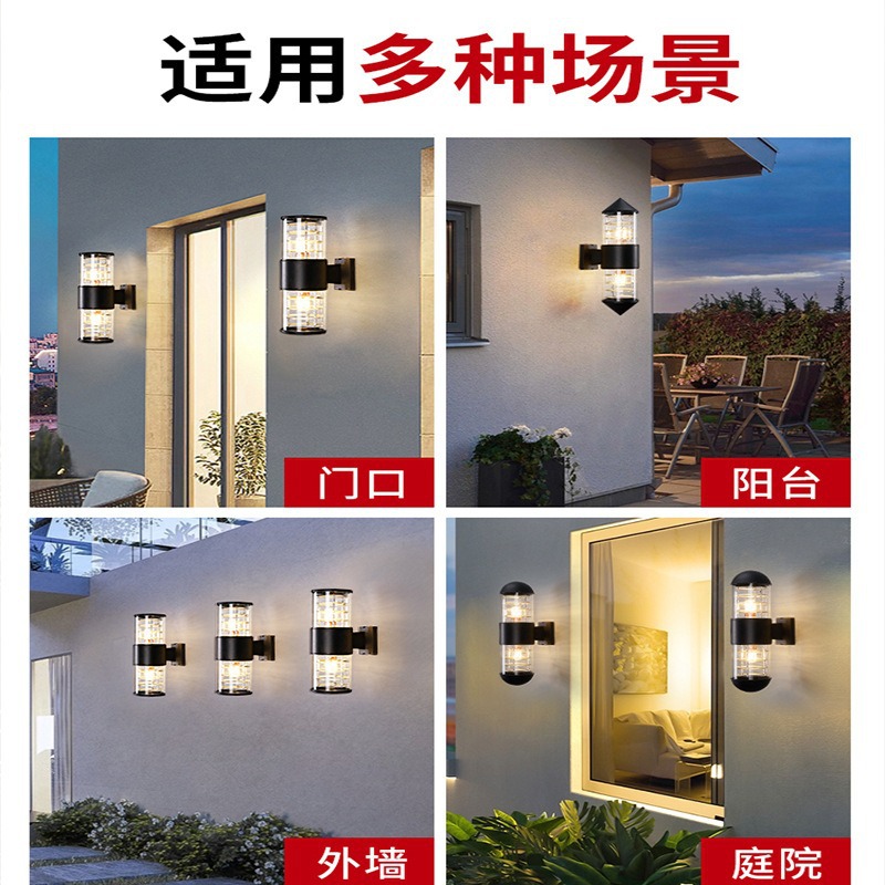 Balcony wall lamp manufacturer wholesale courtyard exterior wall outdoor waterproof wall lamps, hotel villa terrace corridor corridor wall lamps Application Scenario