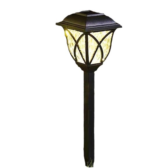 Solar-powered outdoor lawn lights, villa courtyard garden sensor atmosphere lights, home decoration waterproof landscape ground insert lights Item Picture