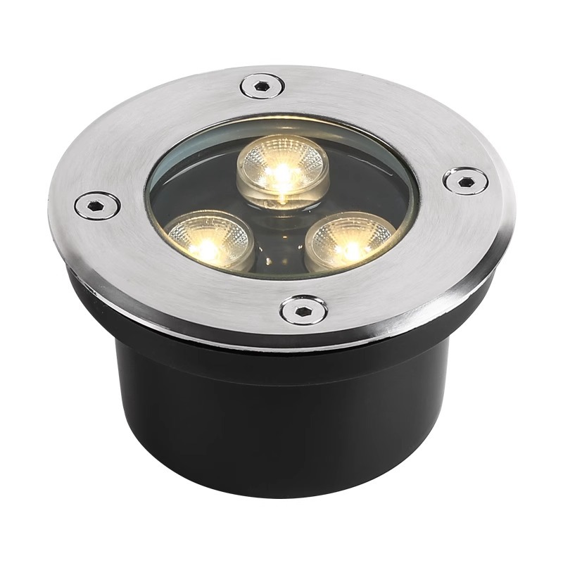 Embedded ultra-thin ground light led outdoor waterproof park square step tread ground spotlight lawn courtyard Item Picture