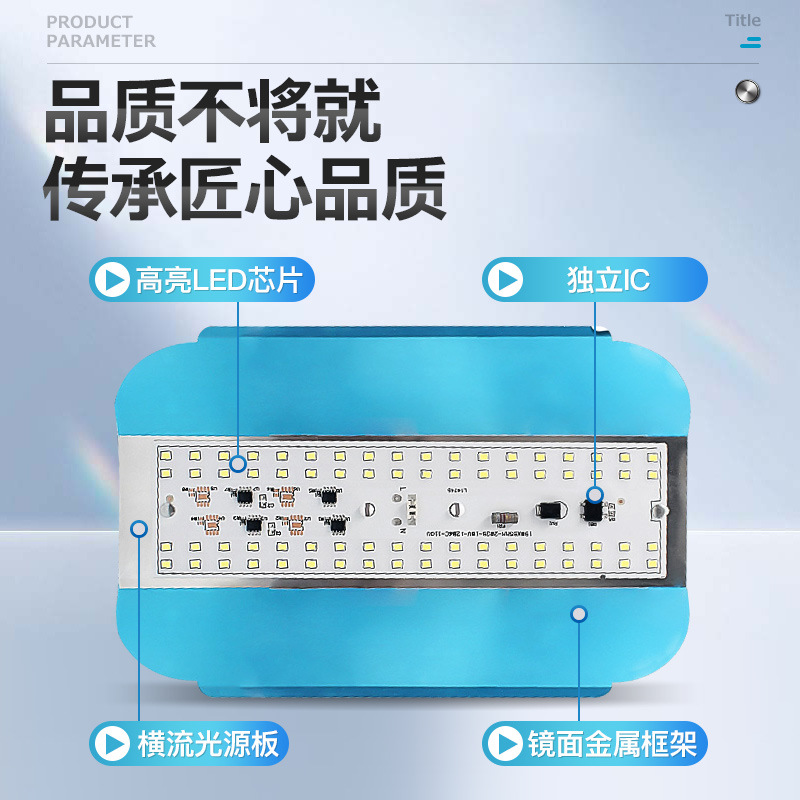 Wholesale of 110v led iodine tungsten lamps for construction site lighting, simple floodlights, high-power high-brightness waterproof outdoor iodine tungsten lamps Application Scenario