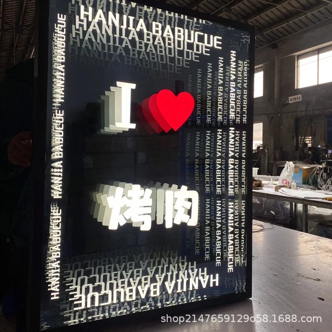 Abyss Mirror, Thousand-layer mirror, floor lamp, Infinite Mirror, internet-famous starry Sky mirror, billiard hall, Internet cafe, bar, ktv, Abyss floor tile lamp Specification drawing