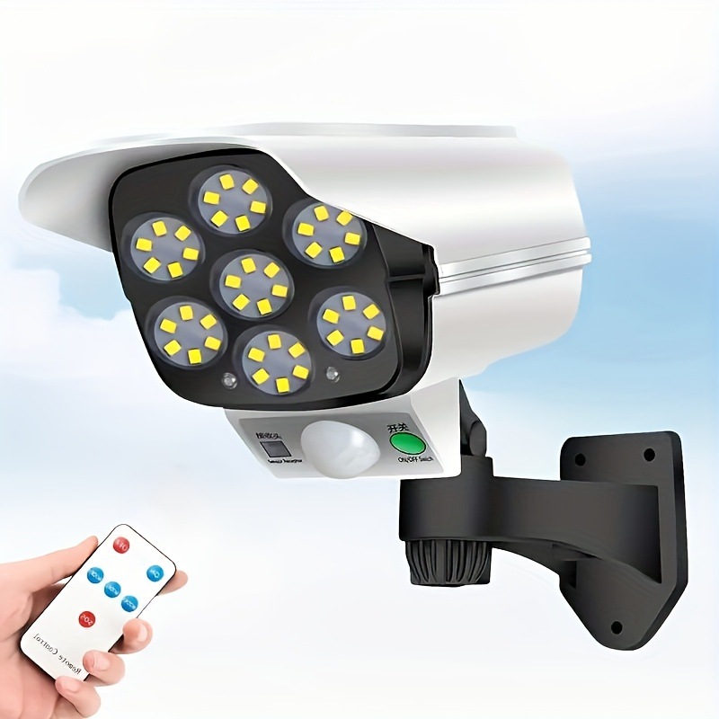 Motion Sensor Solar Powered LED Floodlight | Features: With Specification drawing