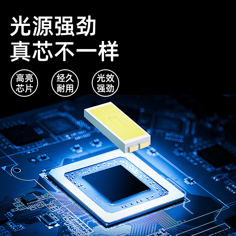 Tunnel light led module project, high-power floodlight, outdoor waterproof stadium light, high-pole street light, municipal Yaming Application Scenario