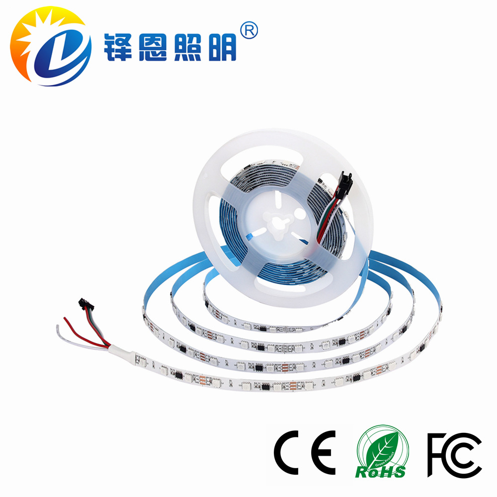 led5050 color-changing programmable full-color light strip, surface epoxy resin waterproof outdoor light bar, music sound-controlled ambient light Application Scenario