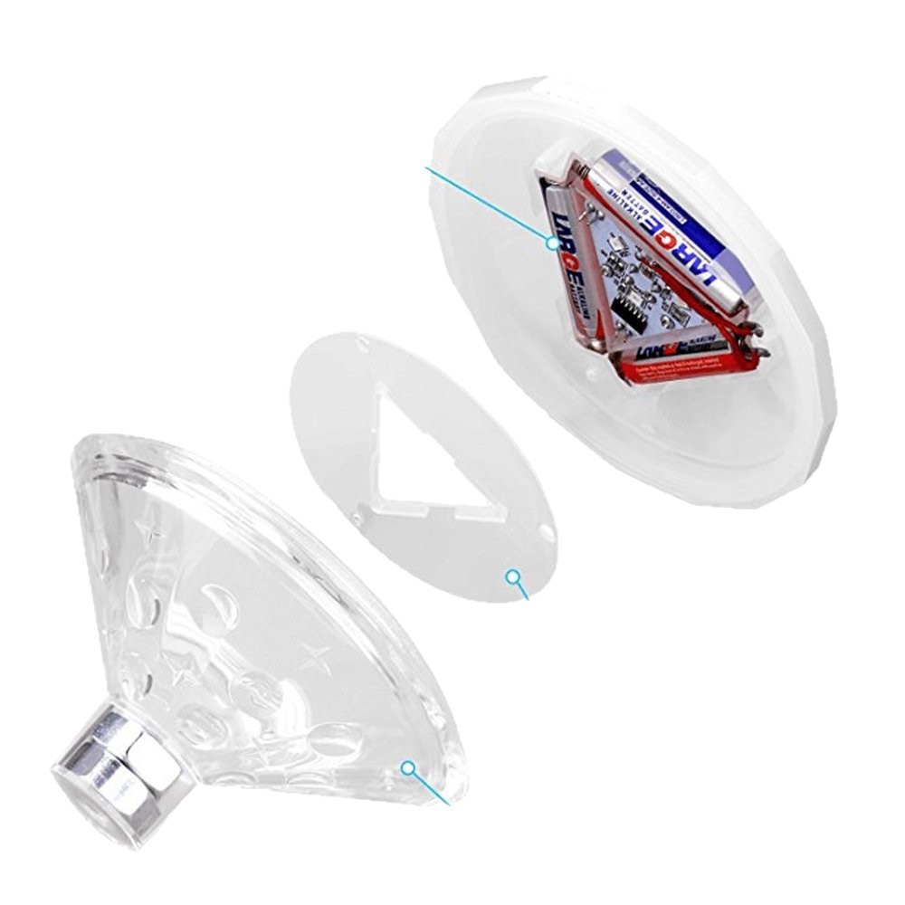 Diamond-style diving light, LED bath light, swimming pool floating light, bathtub light, fountain light, RGB colored disco light Item Picture