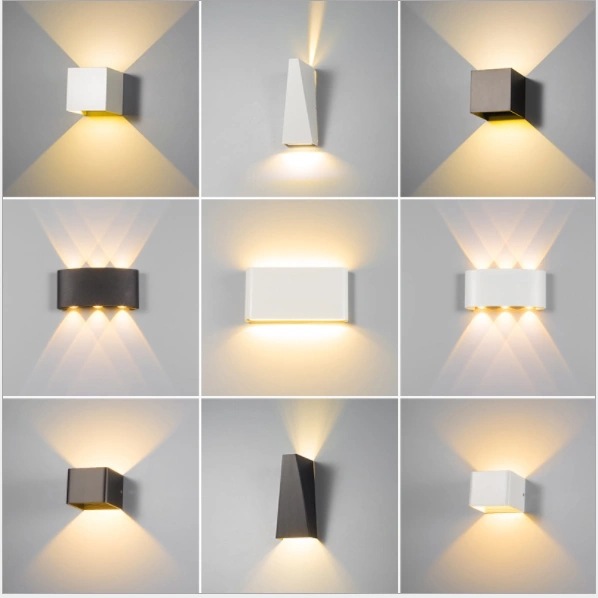 LED outdoor wall lamps, waterproof sensor lamps, storefront lamps, balcony lamps, courtyard exterior wall lamps, courtyard terrace outdoor wall lamps full figure