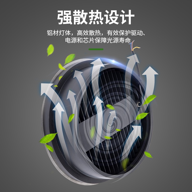 Outdoor waterproof embedded ground lights, square, park, courtyard, road spotlights, circular led embedded ground lights Application Scenario