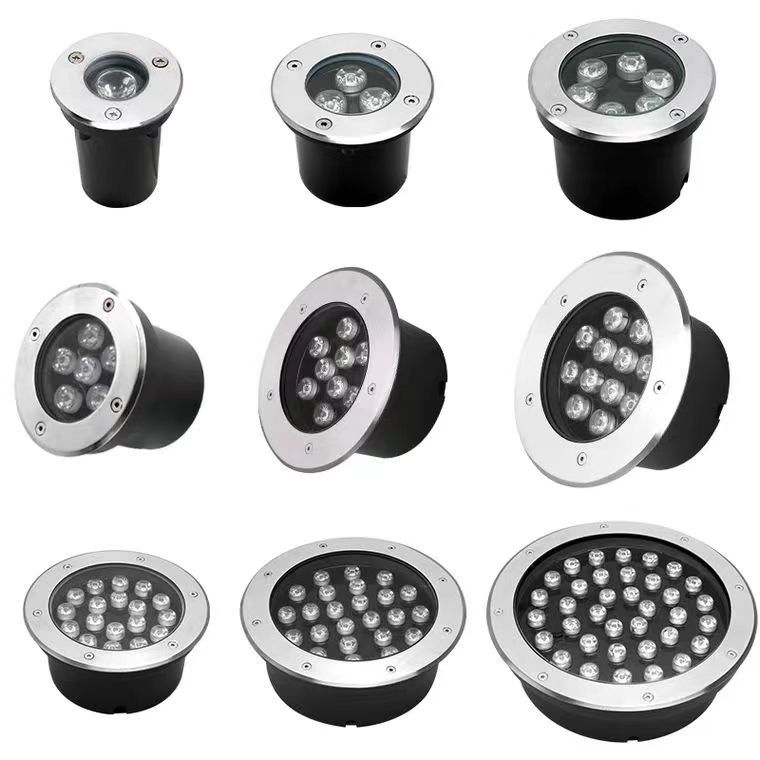 LED embedded ground lights, outdoor waterproof ground lights, garden engineering lights, courtyard villa lawn lights, ground lights Application Scenario