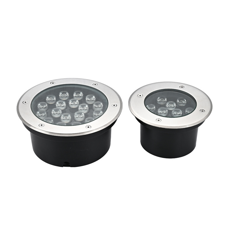 Source factory high-brightness chip lawn floor lights, square garden ultra-thin waterproof buried lights, spotlights, LED floodlights Item Picture