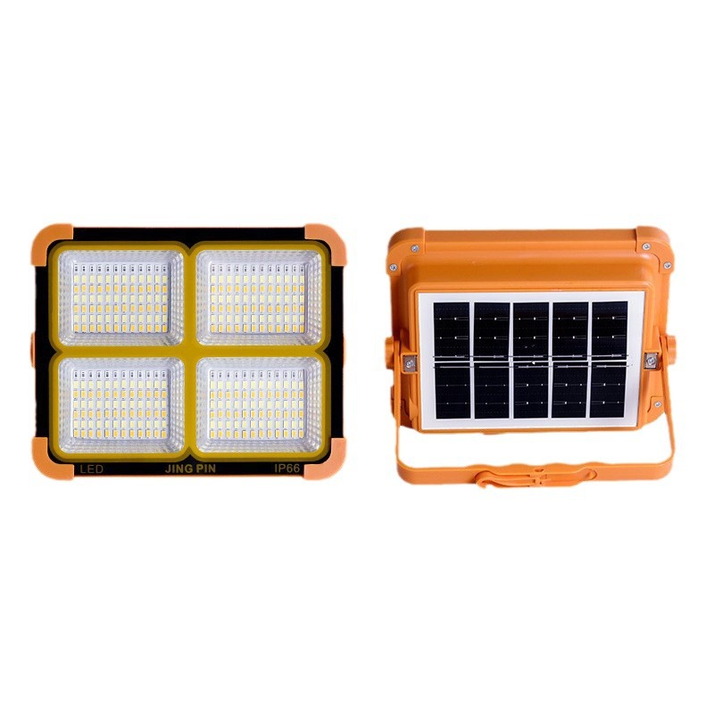 Outdoor camping solar night light, household mobile convenient portable emergency led lighting lamp, USB mobile power bank light Item Picture