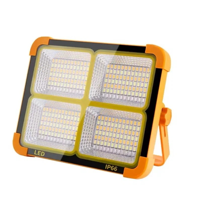 Solar floodlights, LED outdoor high-intensity waterproof lighting street lamps, high-brightness portable construction site searchlights, work lights Item Picture