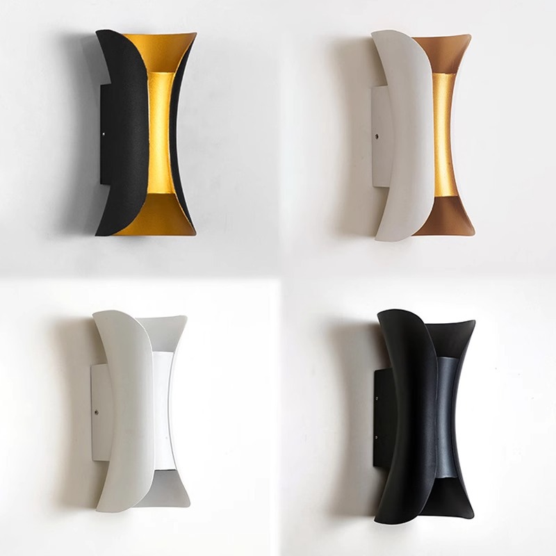 Outdoor waterproof wall lamps, modern villa balcony, courtyard, corridor, staircase, exterior wall and entrance lamps, Little Waist bedside wall lamps details Picture