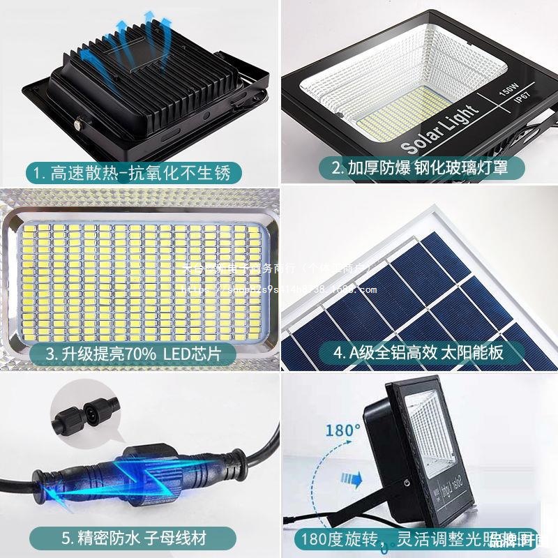 Solar lamps, household garden lamps, rural outdoor lamps, indoor and outdoor fully automatic sensor floodlights, waterproof street lamps Application Scenario