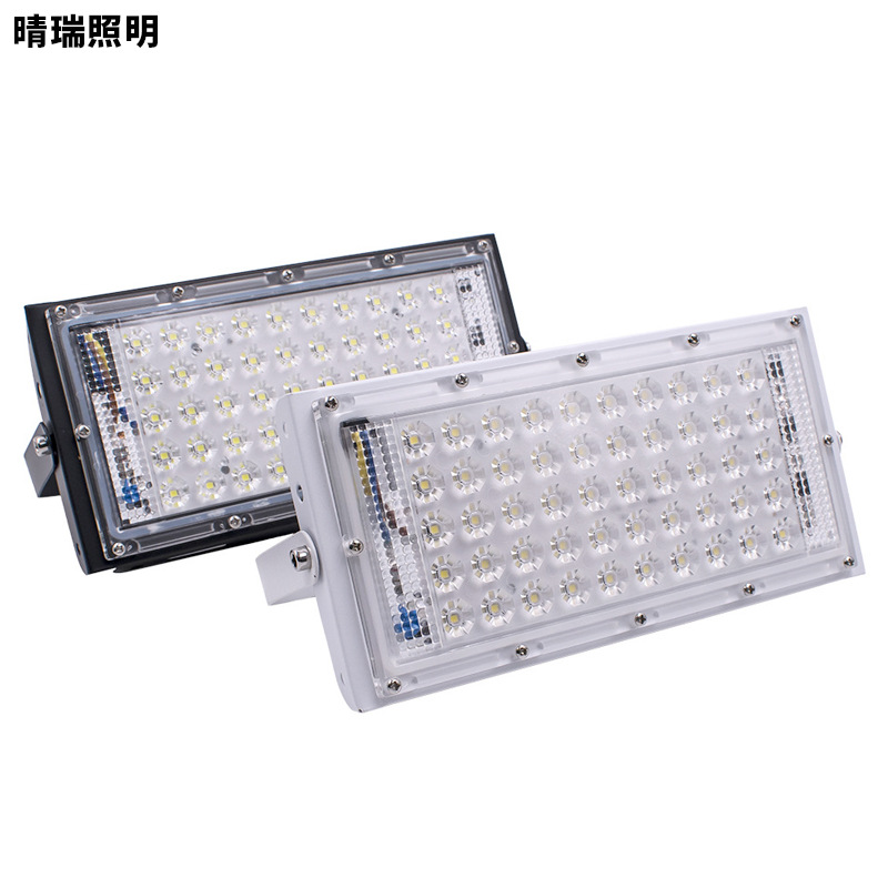 LED floodlights, outdoor waterproof floodlights, RGB lawn floodlights, outdoor lighting, cross-border 220V decorative lights Application Scenario