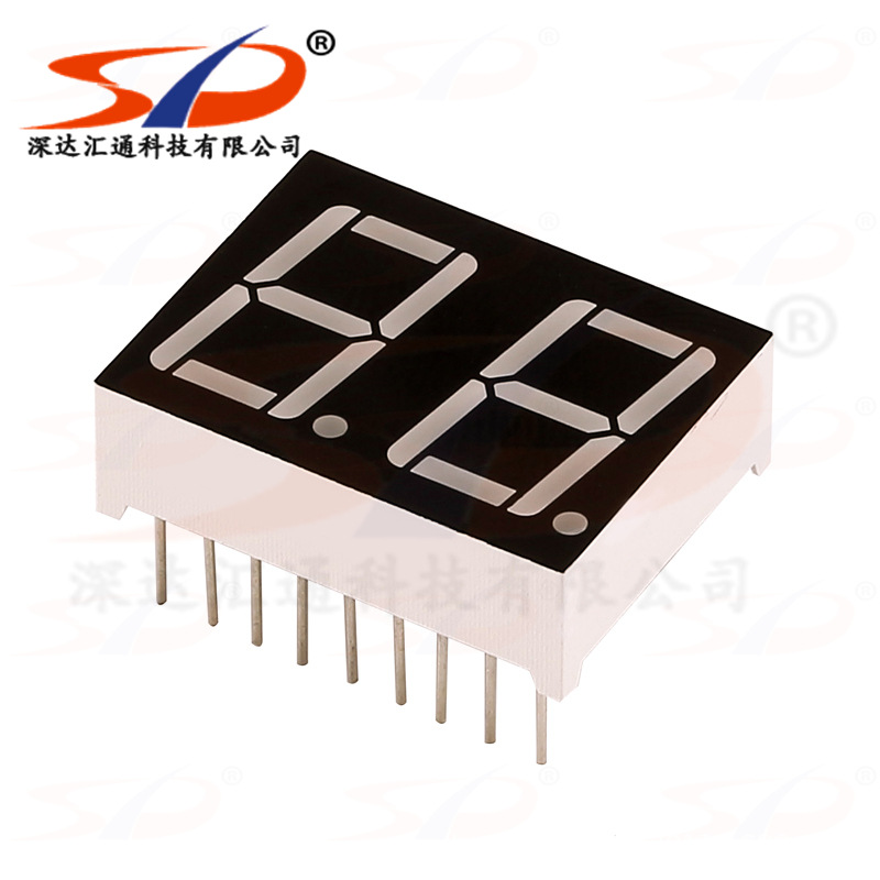 0.56-inch two-digit red common cathode/common anode LED seven-segment digital tube, direct supply from Shenda factory, 5621AS/BS Item Picture