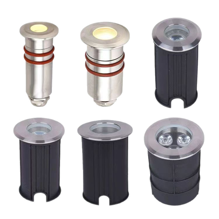 Waterproof 1W and 3WLED ground lights, all-stainless steel mini step star lights, 304 underwater lights, IP68 outdoor spotlights Item Picture
