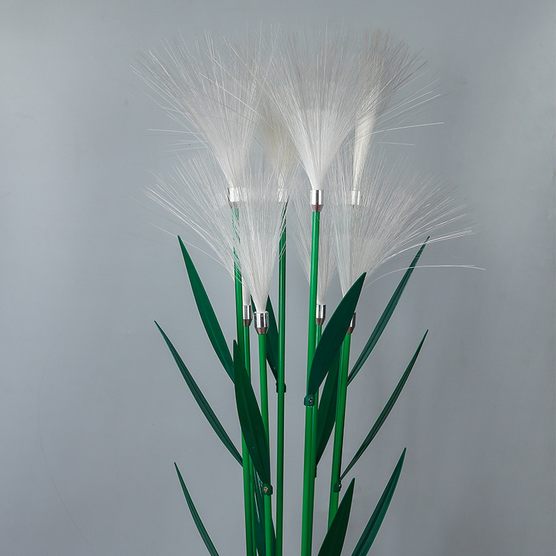 Cross-border Amazon solar reed lamps, outdoor waterproof courtyard Miscanthus lamps, garden balcony decorative lawn lamps Item Picture