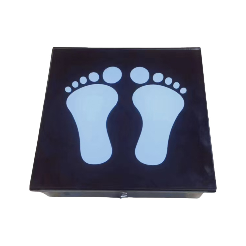 Customized pattern and text floor tile lights, logo projection ground lights, commercial square traffic diversion decoration. We support customization based on provided drawings Item Picture