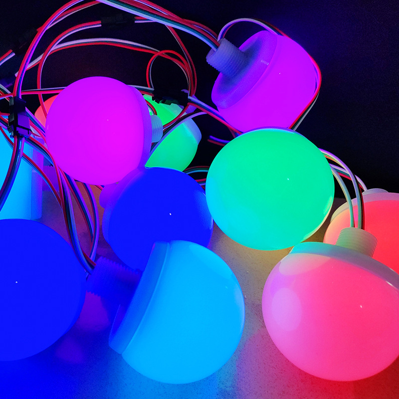 Running lantern, color-changing light D70, bulb light 5050, RGB decorative light, amusement park lighting project light Application Scenario