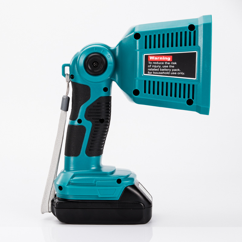 The MT horizontal and vertical lamps are suitable for makita's 18V lithium battery outdoor LED lighting for power tools Application Scenario