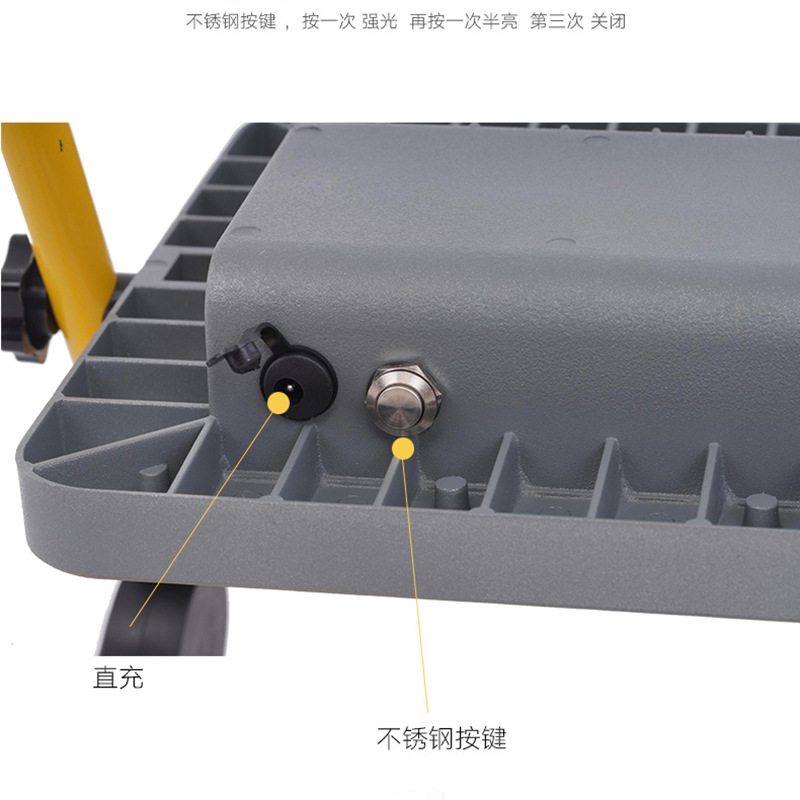 Rechargeable floodlights, led street stall and night market lighting, power outage emergency outdoor camping lamps, mobile waterproof construction site lamps Application Scenario