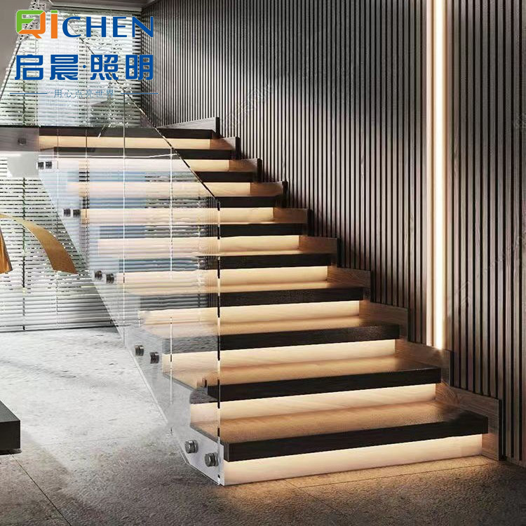 The popular two-wire, three-wire, two-in-one bus type staircase sensor step light and intelligent staircase light strip full figure