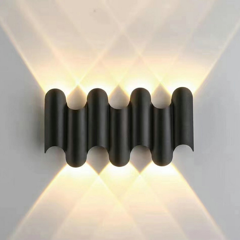 2023 New style simple and creative outdoor wall lamp, LED waterproof, indoor wall, corridor, balcony up and down luminous wall lamp details Picture