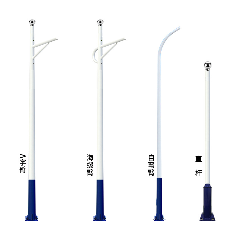 The solar street lamp factory in the new rural area, 6-meter municipal project, automatically turns on the road lighting sensor light when it gets dark, intelligent Item Picture